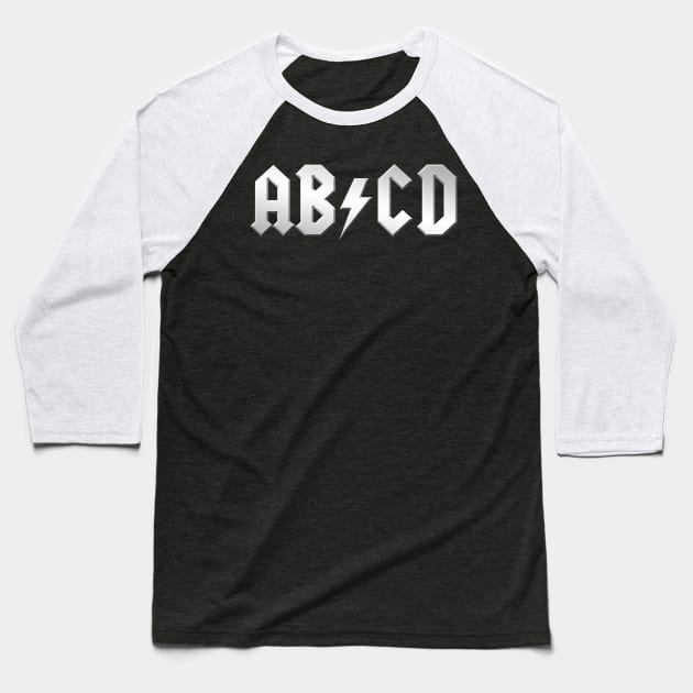 AB/CD Baseball T-Shirt by haberdasher92